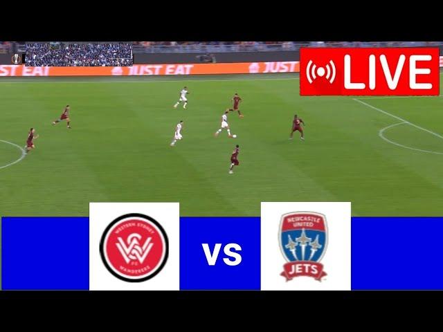 Live Match, WS Wanderers vs Newcastle Jets | Australian A league-2024/2...