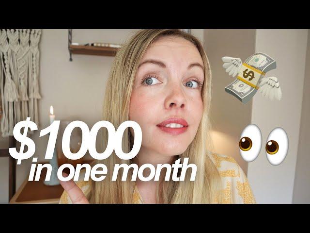 If I wanted to make my first $1000 online⎯ this is what I’d do (step by step) 