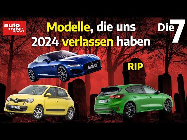 Goodbye! These models will be leaving us in 2024 | auto motor und sport