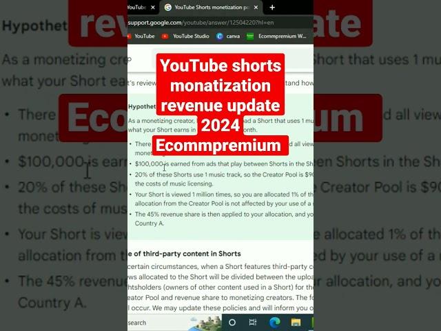 How To Apply For YouTube Shorts Monetization update 2023  & Earn Money From YouTube Shorts