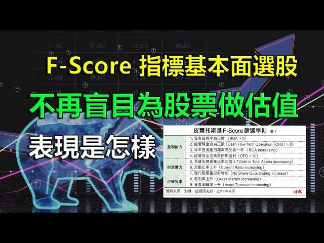 【Python 財經】F-score 指標基本面選股策略 不再盲目為股票做估值