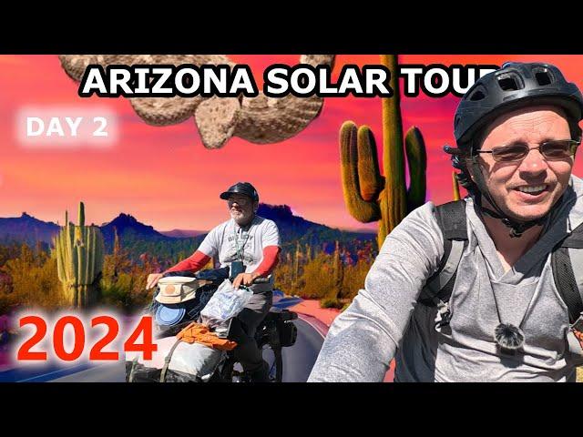 Arizona  Solar Electric Bike Tour 2024 Day 2