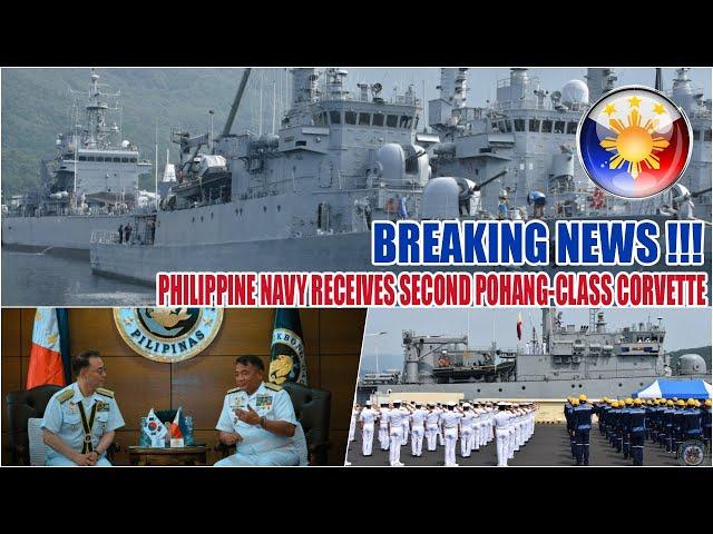 LATEST UPDATE ON THE SECOND POHANG CLASS CORVETTE DONATED BY SOUTH KOREA TO THE PHILIPPINE NAVY