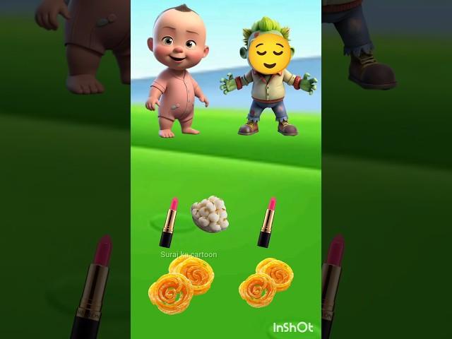 ma lipstick  kha sakta hu #shorts #video #cartoon #funny #bacho #suraj ka cartoon