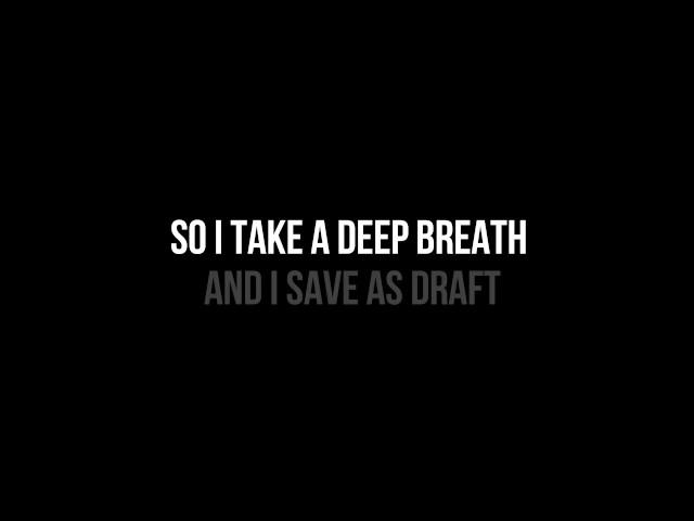 Katy Perry - Save As Draft (Lyrics Video)