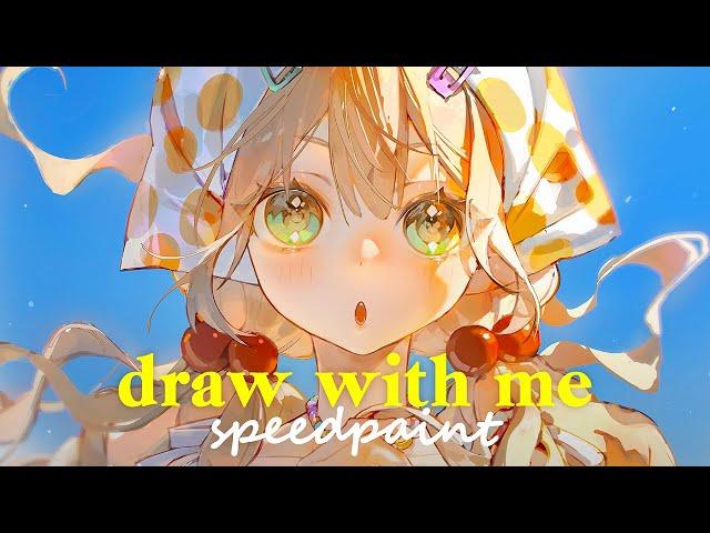 J U L Y // Draw with me +  Photoshop speedpaint