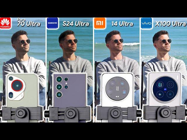 Huawei Pura 70 Ultra vs Samsung S24 Ultra vs Xiaomi 14 Ultra vs Vivo X100 Ultra Camera Comparison