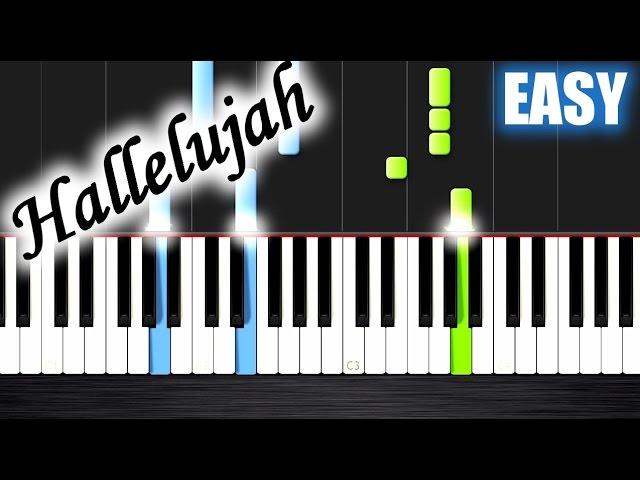 Hallelujah - EASY Piano Tutorial by PlutaX