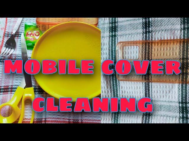 Mobile Back Cover Cleaning Using ENO ||Clean Silicon Cover #Eno