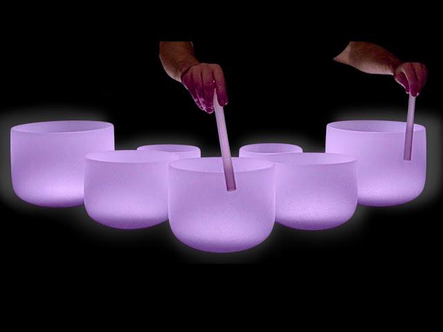 Instant Relaxation with 432 Hz Crystal Bowl Healing Sounds