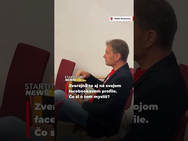 Igor Matovič si na tlačovej konferencii Andreja Danka vychutnáva popcorn #shorts