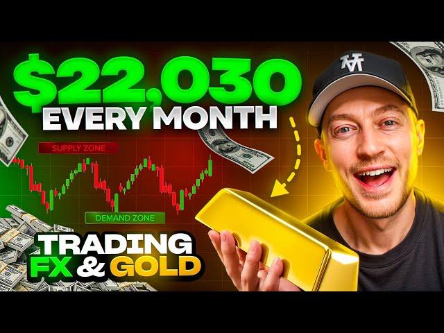 Easiest 5 MIN Supply & Demand Scalping Strategy (Trading GOLD & FOREX)