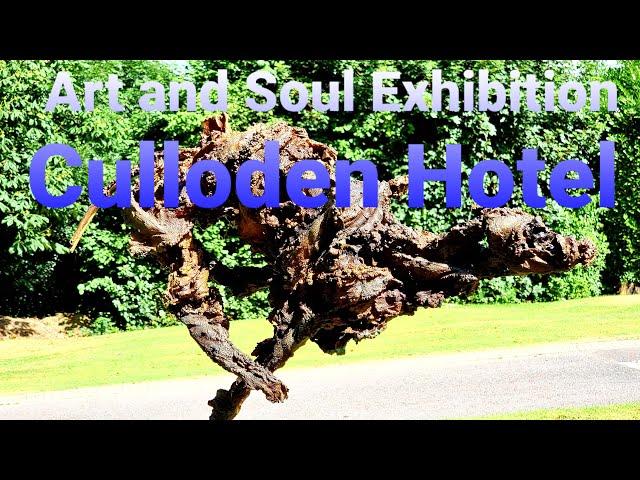 Art and Soul Sculptures and Exhibits at the Culloden Hotel grounds July 2021 #ddptravel #hastings