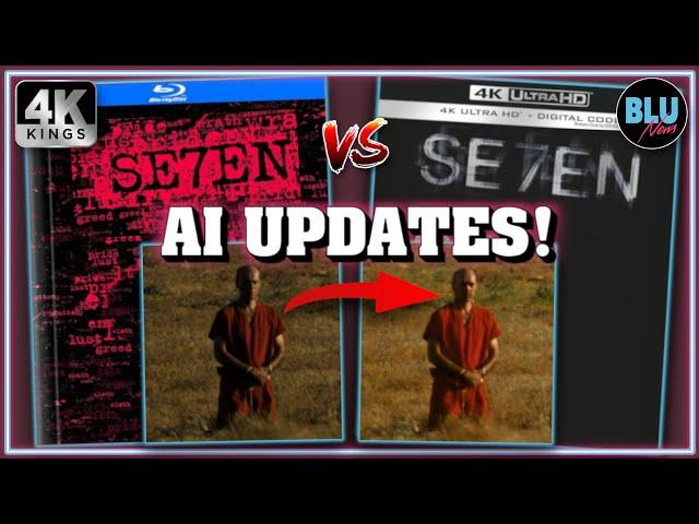 SEVEN 4K VS BLU-RAY | Did Fincher Go Too Far? Se7en 4K AI Updates & Changes Reviewed | 4K Kings