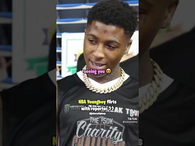 #NBAYoungboy lands a date with an interviewer  #HipHop and #Rap #julseyhiphop #raptok #flirt