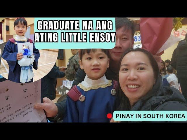 Vlog 183 GRADUATION DAY SA KINDERGARTEN | LITTLE ENSOY | PINAY IN SOUTH KOREA