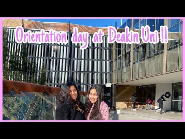 DEAKIN UNIVERSITY ORIENTATION DAY| FIRST DAY AT DEAKIN UNIVERSITY AUSTRALIA| TAM VLOGS ️