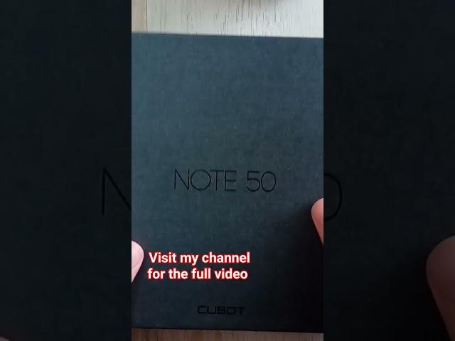 Cubot Note 50 unboxing and review #device #smartphone #india #unboxing #tech #review #unbox #cubot