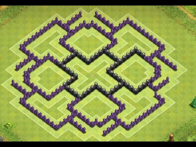Clash Of Clans - Epic Th8 Trophy Base in Depth !!