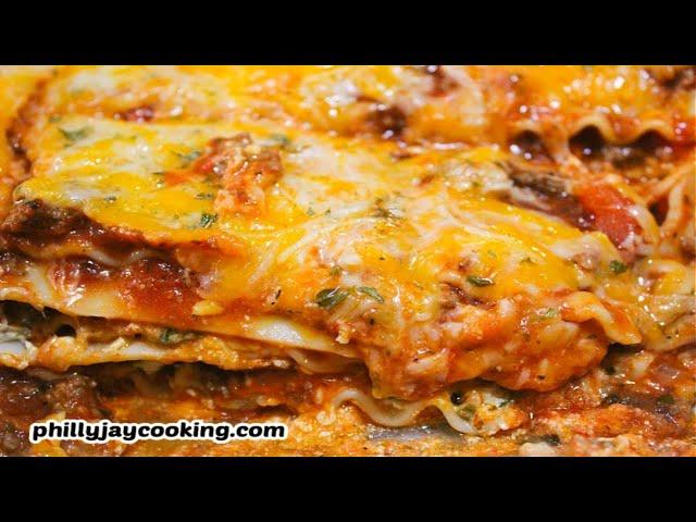 World's BEST EVER Italian Lasagna Recipe: How To Make Delicious Meat Lasagna