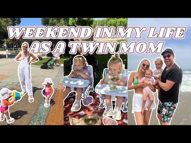 WEEKEND IN MY LIFE AS A MOM - Twin Mom, Nap Transitions, 1 year baby routine, Healthy Mom, Holiday