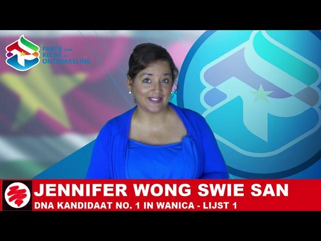 Jennifer Wong Swie San - DNA kandidaat Wanica - #KiesPRO