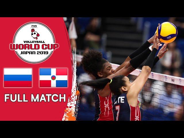 Russia  Dominican Republic - Full Match | Women’s Volleyball World Cup 2019