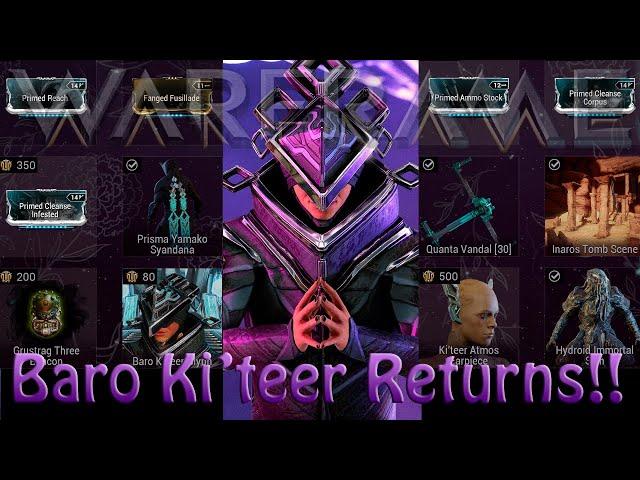 Warframe - Baro Ki'Teer Returns! [13th December 2024]