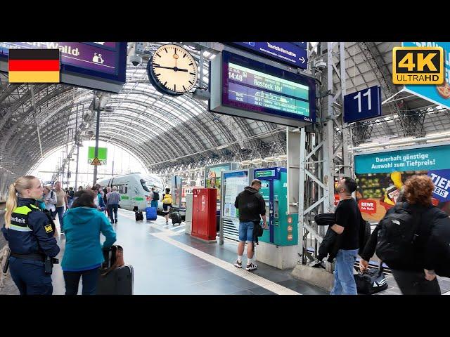 Frankfurt Hauptbahnhof (Central Station) | 4K Walk  Germany