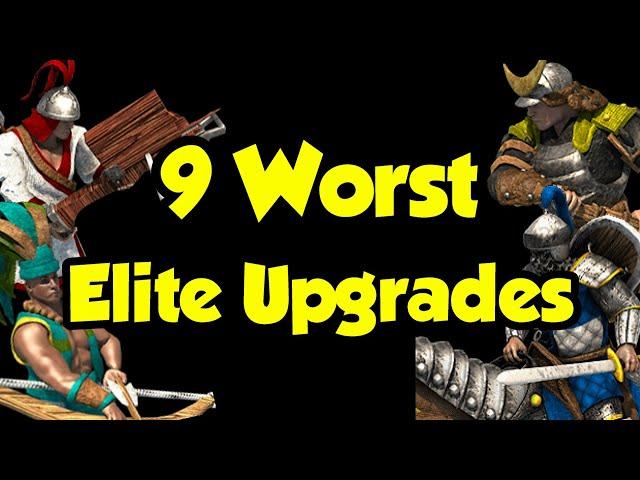 Top 9 Worst Elite upgrades (AoE2)