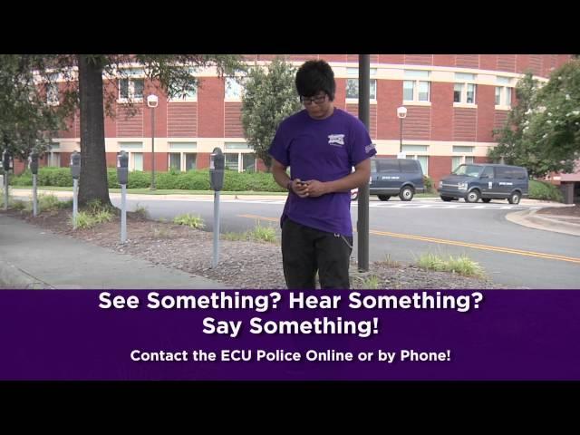 ECU Police - Suspicious Activities