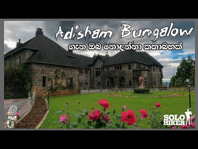 Adisham බංගලාව ගැන ඔබ නොදන්න කතාබහක් | හපුතලේ | Adisham bungalow | Haputale | Solo Hiker |