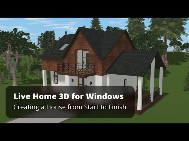 Создание дома от начала и до конца – Видеоуроки для Live Home 3D для Windows