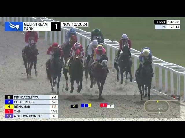 Gulfstream Park Carrera 1 - 10 de Noviembre 2024