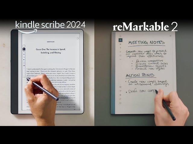 Kindle Scribe 2024 vs Remarkable 2: The Best Digital Notebook Under $400?