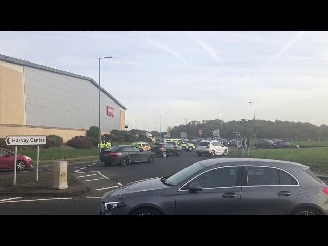 Road traffic collision near Harlow Town Centre.