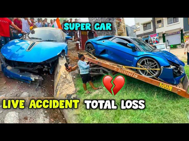 Live Accident Of Dc Avanti | Total Loss Super Car | Z Black Modified | Police Seized