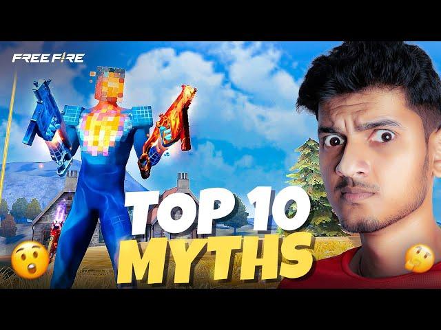 Top 10 Mythbusters in FREEFIRE Battleground | FREEFIRE Myths #285