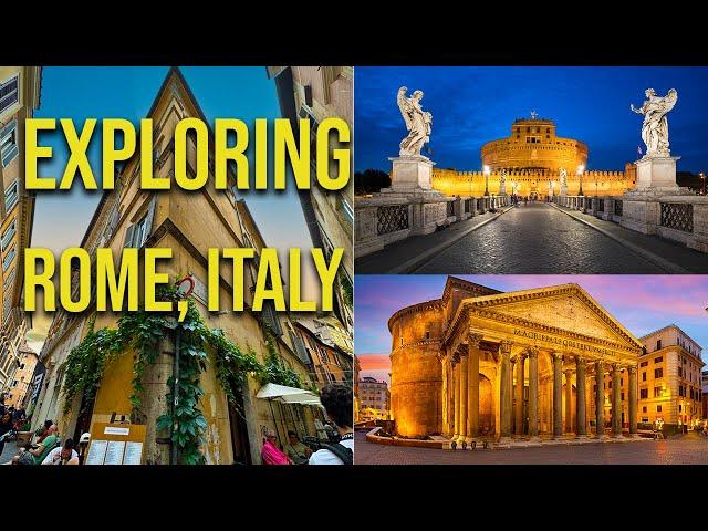 The Pantheon, Walking the Back Streets of Rome, Italy