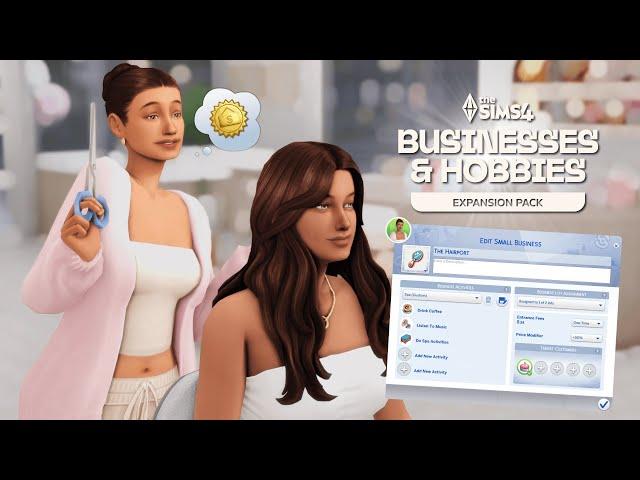 I Opened a Hair Salon with The Sims 4 Businesses & Hobbies Pack!