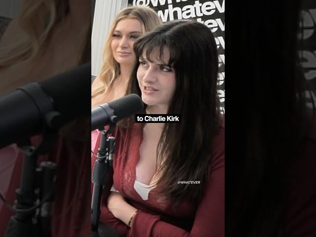 Radical feminisy claims Charlie Kirk's wife will suffer domestic violence  @whatever