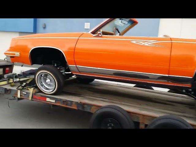 Lowrider Chop Top cutlass demo, repair & reinforcement. NO LIMIT FABRICATION