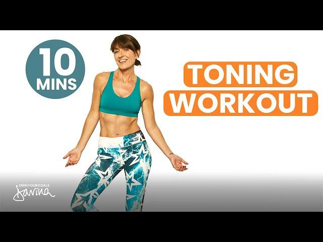 Body Toning Workout | 10 Minute Class | Own Your Goals - Davina McCall