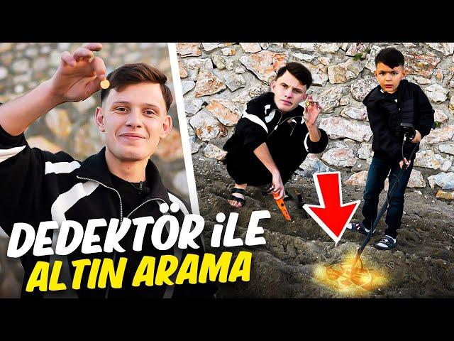 SAHİLDE DEDEKTÖR İLE ALTIN ARAMAK!! (çeyrek altın bulduk?!)