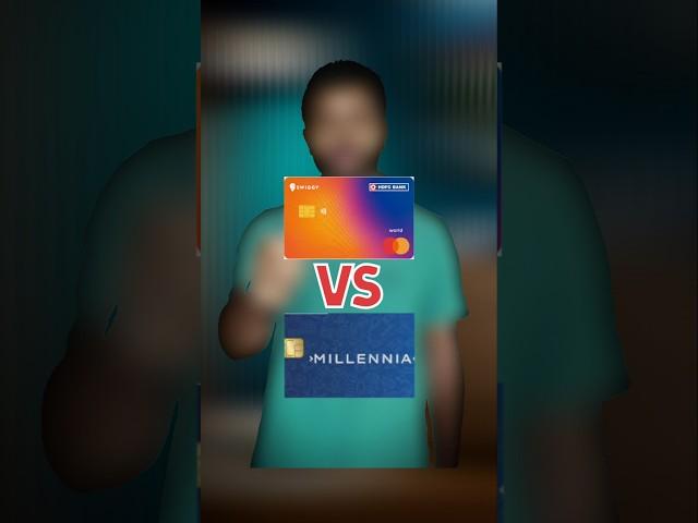 HDFC Swiggy vs Millennia credit card benefits | which is better | #shorts