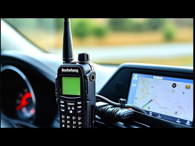 How To Use A Walkie Talkie Ham / GMRS HT As A Mobile Radio In Your Car, Truck Or Jeep - Easy Install