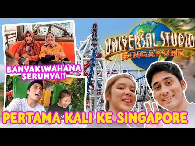 LIBURAN KE SINGAPORE MAIN DI UNIVERSAL STUDIOS BARENG KA ALSHAD !!