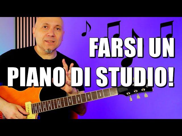 Inizio un piano di STUDIO serio sulla CHITARRA!