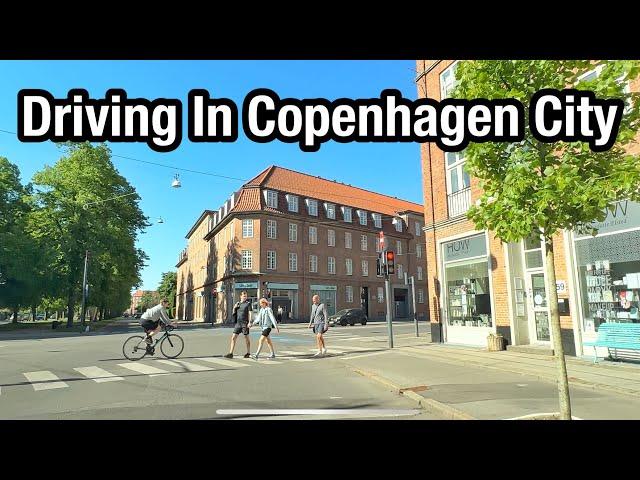 Driving In Copenhagen City || Exploring Denmark's Streets In 4K