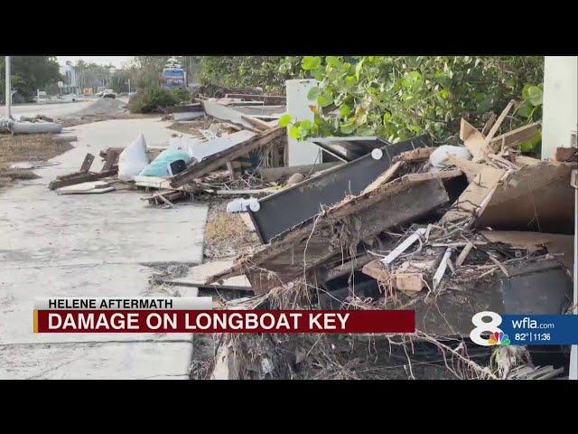 Longboat key residents return home for the first time since Helene